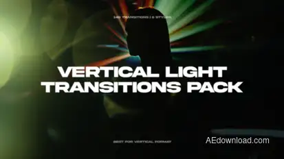 Vertical Light Transitions Pack Elements template preview