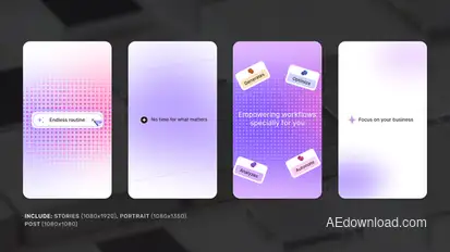 Vertical Motion Intro Openers template preview