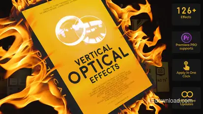 Vertical Optical Presets Pack Elements template preview