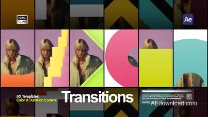 Vertical Simple Transitions Elements template preview