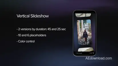 Vertical Slideshow Openers template preview