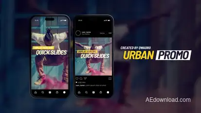 Vertical Urban Promo Reels Product Promo template preview