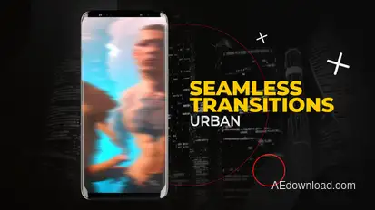 Vertical Urban Transitions | After Effects Elements template preview