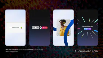 Vertical Vision Intro Openers template preview