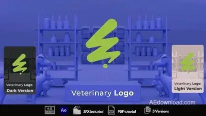 Veterinary Logo Logo Stings template preview