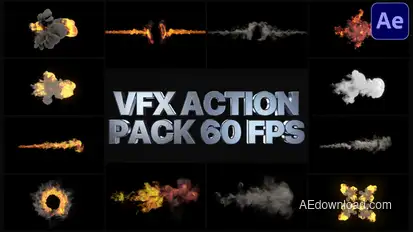VFX Action Pack | After Effects Elements template preview