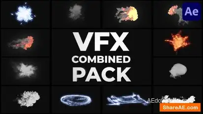 VFX Combined Pack for After Effects Openers template preview