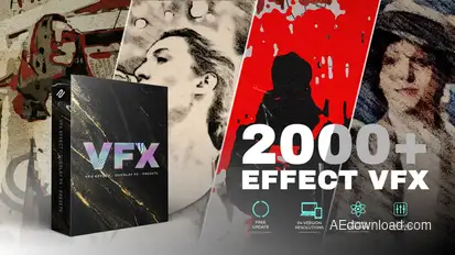 VFX Effects Pack Elements template preview
