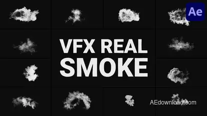 VFX Real Smoke for After Effects Elements template preview