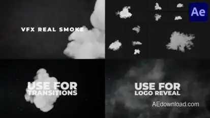 VFX Real Smoke for After Effects Elements template preview