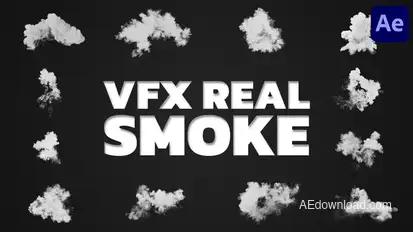 VFX Real Smoke for After Effects Elements template preview