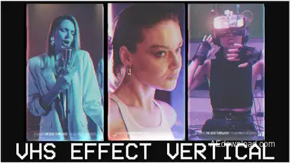 VHS Effect Vertical I TikTok, Shorts, Reels Product Promo template preview