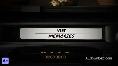 VHS Memories Elements template preview