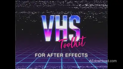 VHS Toolkit for After Effects Elements template preview