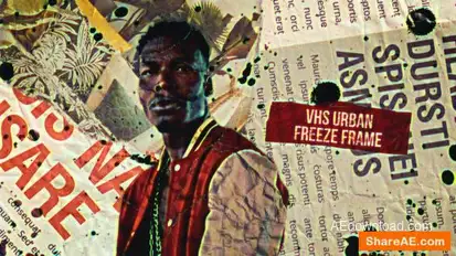 VHS Urban Freeze Frame Openers template preview