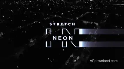 Vibrant Distortion Typography Titles template preview