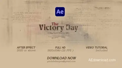 Victory Day Openers template preview