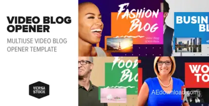 Video Blog | Opener Openers template preview