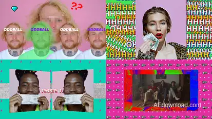 Video Channel Intro Video Displays template preview