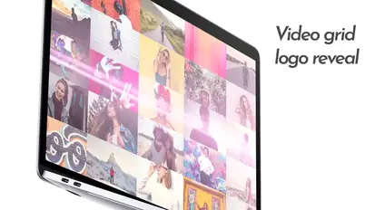 Video Grid Logo Reveal Logo Stings template preview