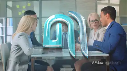 Video Logo Reveal Video Displays template preview