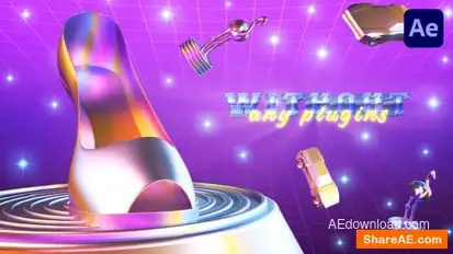 Vintage Airbrush Retro Opener Openers template preview