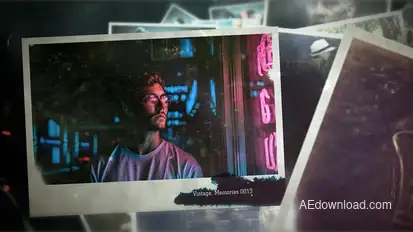 Vintage Gallery Video Displays template preview