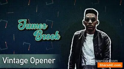 Vintage Opening Titles // Character Introducing Titles Openers template preview