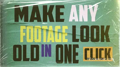 Vintage Overlay Elements template preview