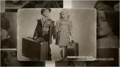 Vintage Photo Slideshow Video Displays template preview