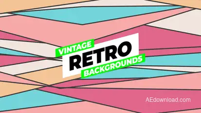 Vintage Retro Backgrounds Elements template preview