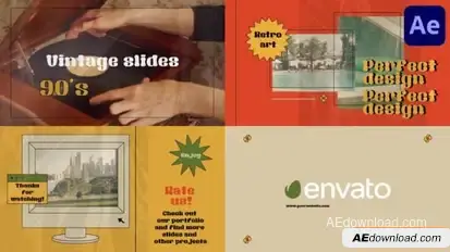 Vintage Retro Slides | After Effects Openers template preview