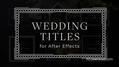 Wedding Titles Titles template preview