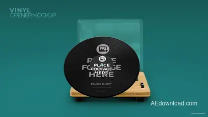 Vinyl Mockup Openers Product Promo template preview