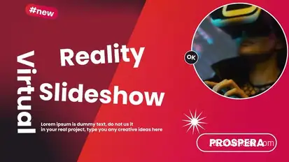 Virtual Reality Slideshow Video Displays template preview