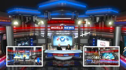 Virtual studio 2 broadcast-packages template preview