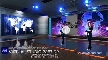 Virtual Studio 2267 D2 broadcast-packages template preview