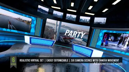 Virtual Studio broadcast-packages template preview