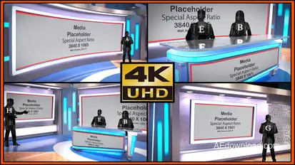 Virtual Studio Set - S08 broadcast-packages template preview