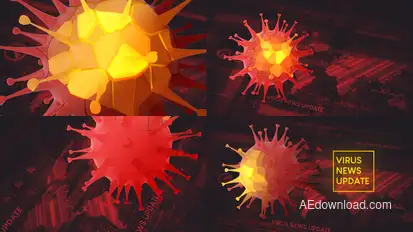 Virus News Update Opener broadcast-packages template preview