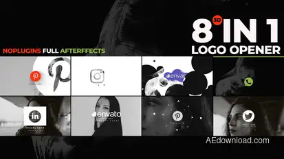 Visuals 3d Logo Opener Logo Stings template preview