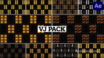 VJ Pack for After Effects Elements template preview