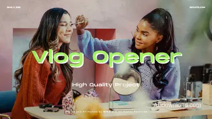 Vlog Opener Openers template preview