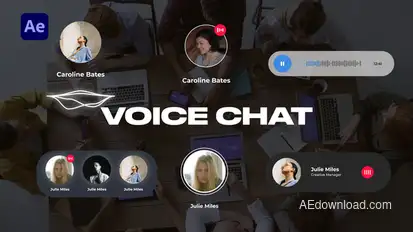 Voice Chat Titles template preview