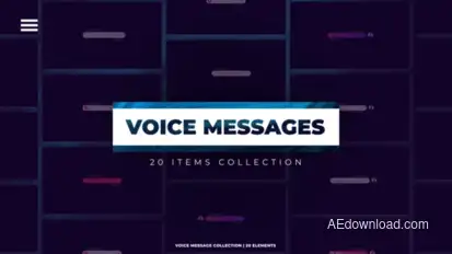 Voice Messages Elements template preview