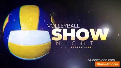 Volleyball Opener Openers template preview