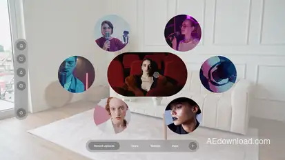 VR AR Immersive Slideshow Video Displays template preview