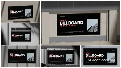 Wall Billboard Mockup Product Promo template preview