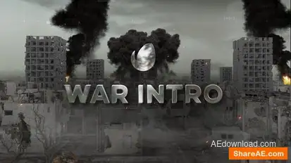 War Intro Openers template preview