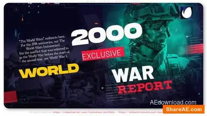 War Timeline | Report Openers template preview